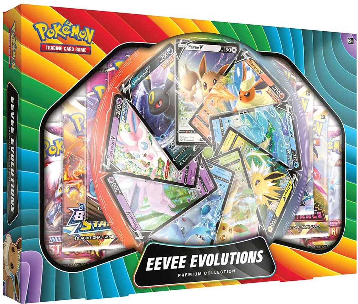 Pokmon TCG: Eevee Evolutions Premium Collection USA Exclusive Box Magic Traders Pokmon TCG: Eevee Evolutions Premium Collection USA Exclusive Box Magic Traders