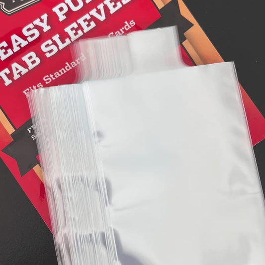 Cardboard Gold Easy Pull Tab Sleeves (100 stuks)