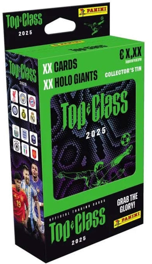 Panini FIFA Top Class 2025 Trading Cards Classic Tin