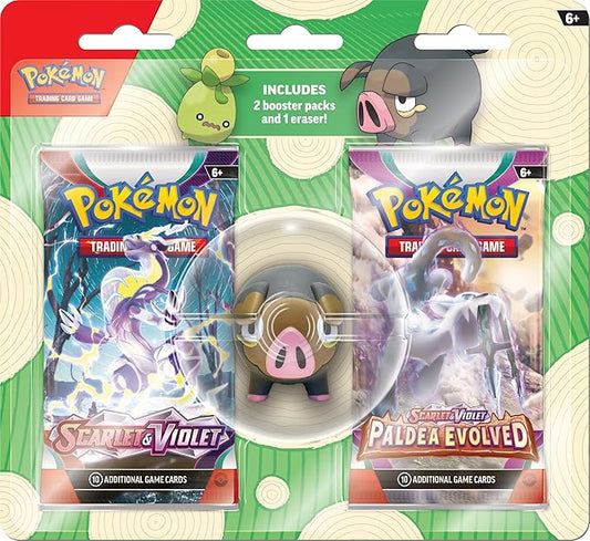 Pokémon TCG: Back to School Eraser Blister – Smoliv / Lechonk
