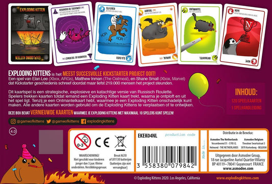 Pack de fête Exploding Kittens NL
