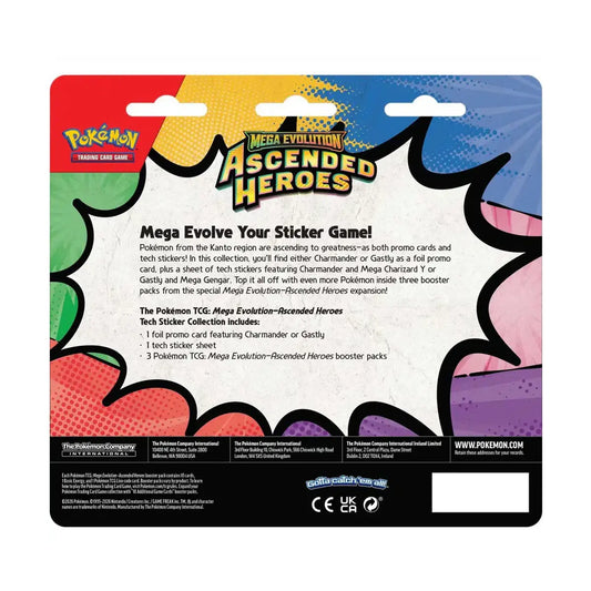 Pokémon TCG: Ascended Heroes Tech Sticker Collection Gastly
