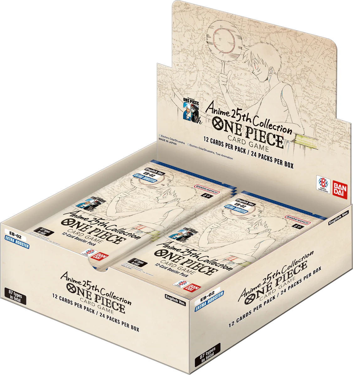 One Piece – Anime 25th Collection Booster Box EB02