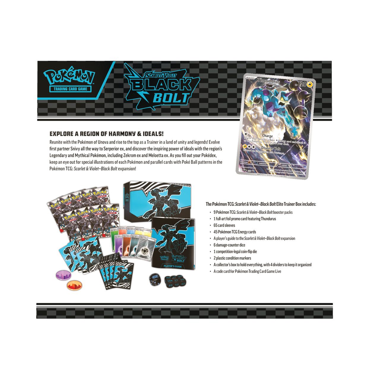 Pokémon TCG: Black Bolt Elite Trainer Box