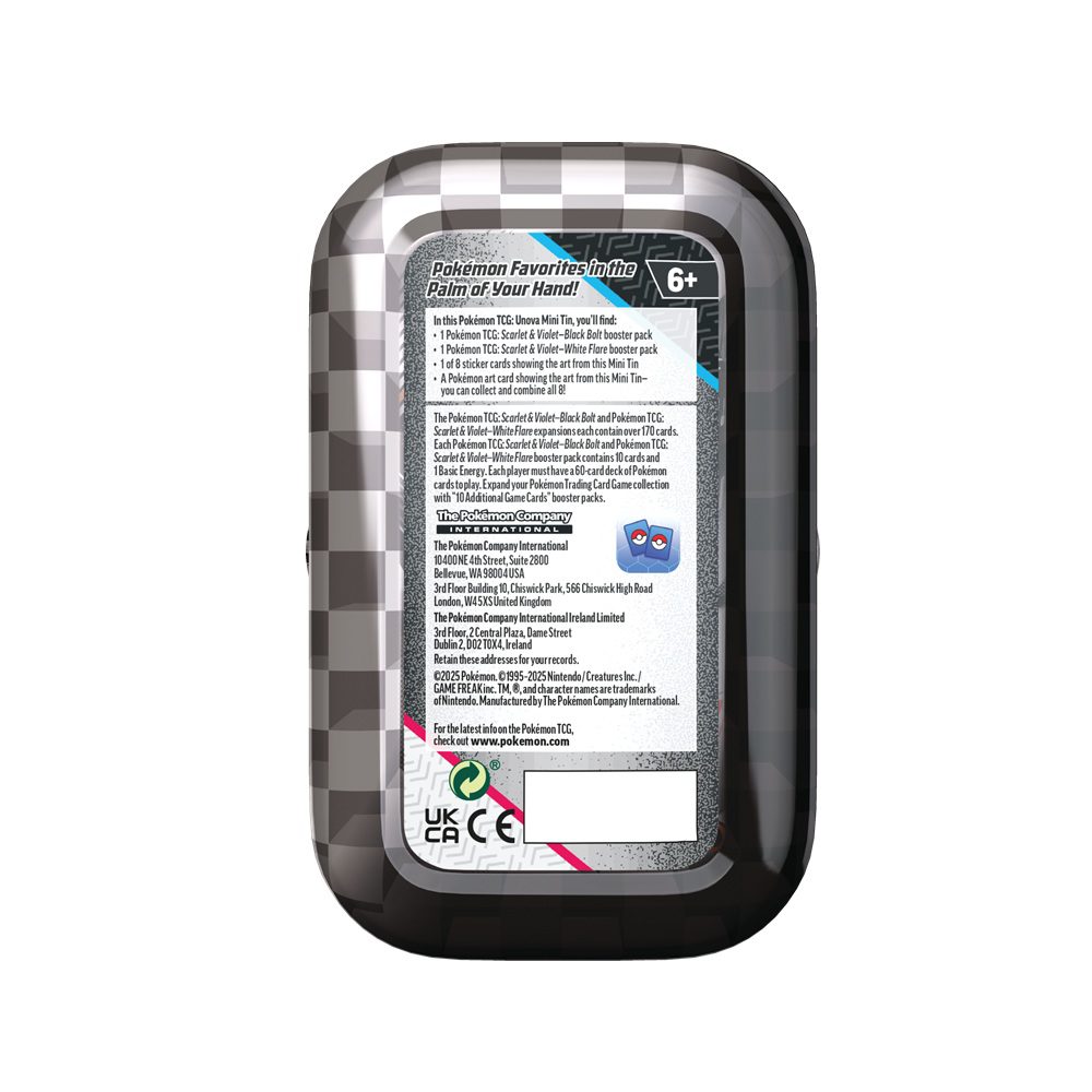 Pokémon TCG: Black Bolt & White Flare Mini Tin