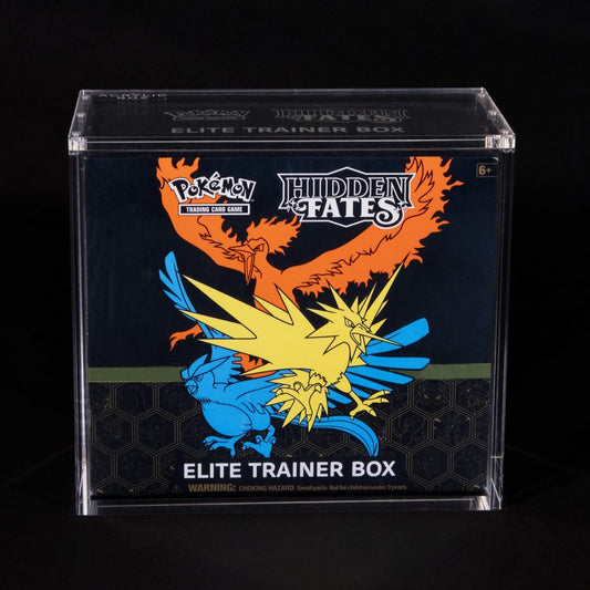 Premium Elite Trainer Box Pokemon – Acrylic case