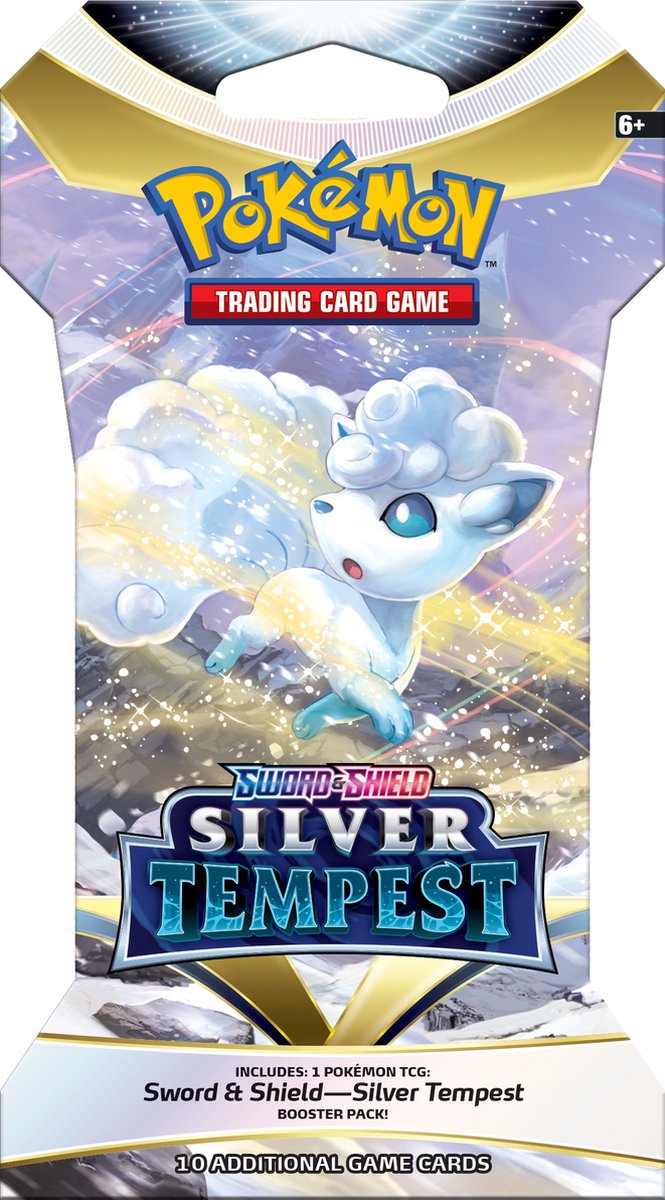 Pokemon - Sword & Shield Silver Tempest Sleeved Booster