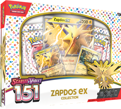 JCC Pokémon : Écarlate et Violet 151 Zapdos ex Collection