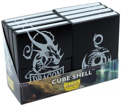 Dragon Shield Cube Shell Shadow Black (8 pieces)