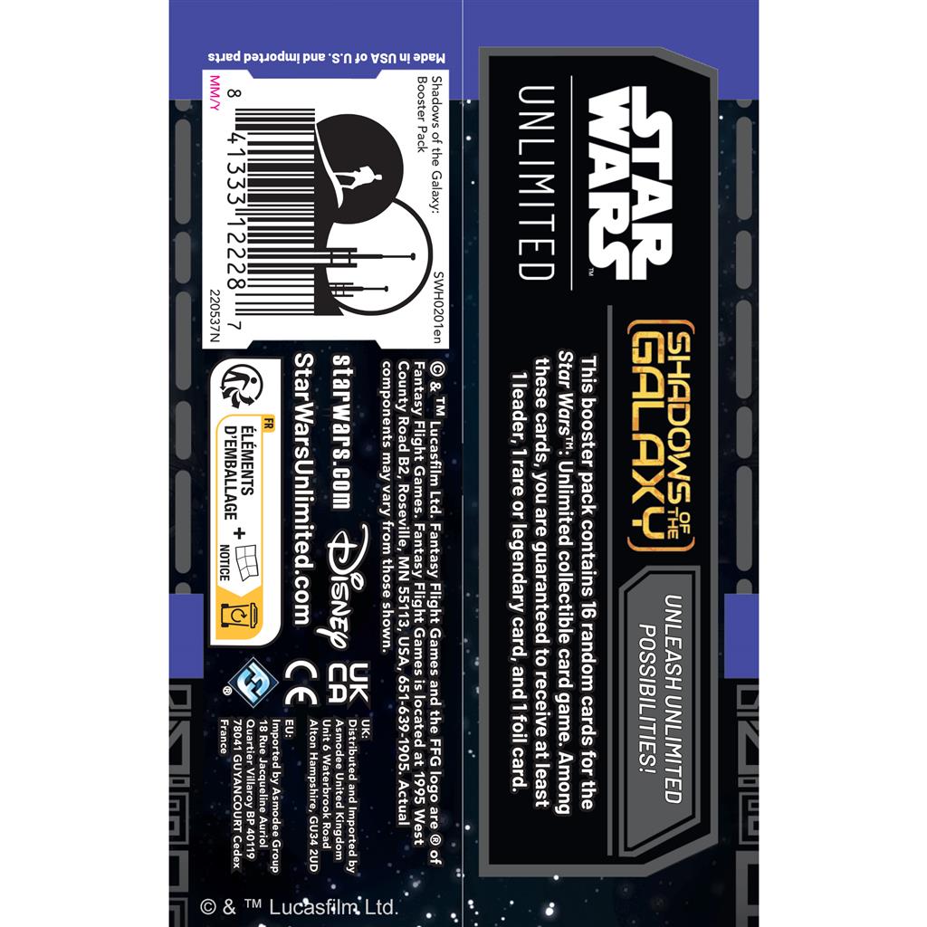 Star Wars: Unlimited - Shadows of the Galaxy Booster