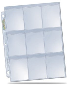 Pages hologrammes 9 pochettes Secure Platinum (25 pièces)