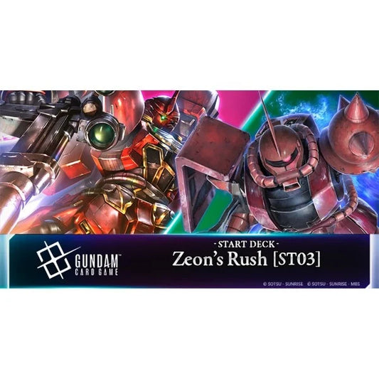 Gundam Card Game - Starter Deck ST03 - Zeon's Rush