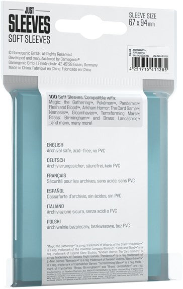 Just Sleeves - Soft Sleeves (100 stuks)
