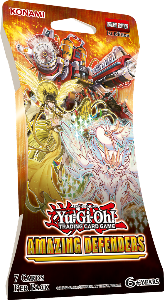 Yu-Gi-Oh! TCG: Amazing Defenders - Sleeved Booster Pack Magic Traders Yu-Gi-Oh! TCG: Amazing Defenders - Sleeved Booster Pack Magic Traders