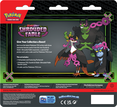 Pokemon - Scarlet & Violet Shrouded Fable 3 Booster Blister