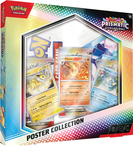 Pokémon TCG: Prismatic Evolutions Poster Collection Box