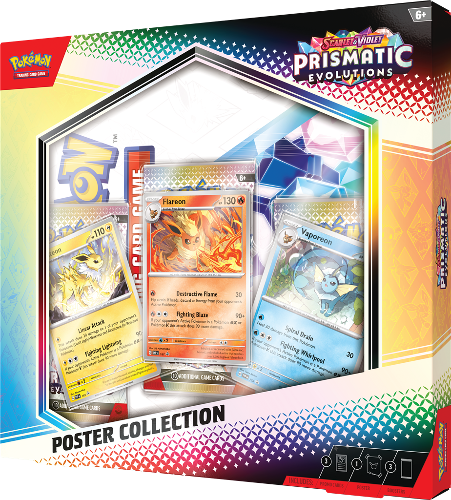 Pokémon TCG: Prismatic Evolutions Poster Collection Box