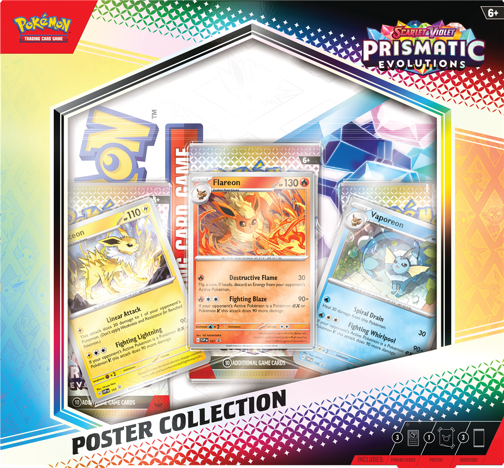 Pokémon TCG: Prismatic Evolutions Poster Collection Box