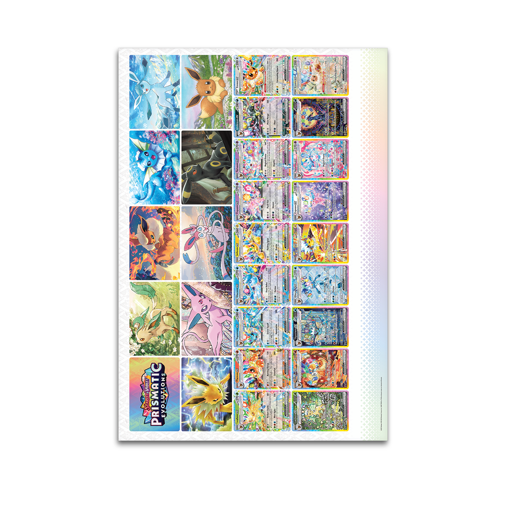 Pokémon TCG: Prismatic Evolutions Poster Collection Box