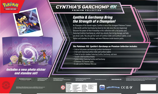 Pokemon TCG - Cynthia's Garchomp EX Premium Collection
