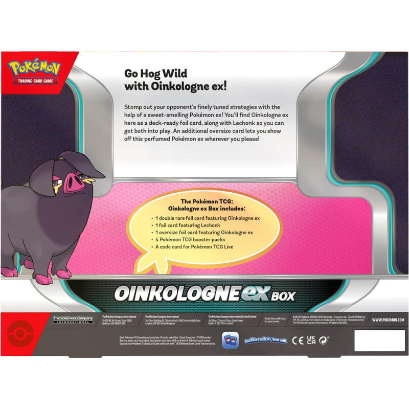 Pokemon TCG Oinkologne EX Box