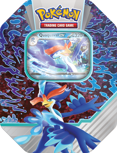 Pokémon TCG: Paldea Partners Tin Quaquaval EX