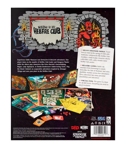 D&D Stranger Things: Welcome to the Hellfire Club