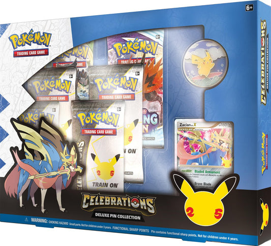 Collection d'épingles Deluxe Célébrations Pokémon