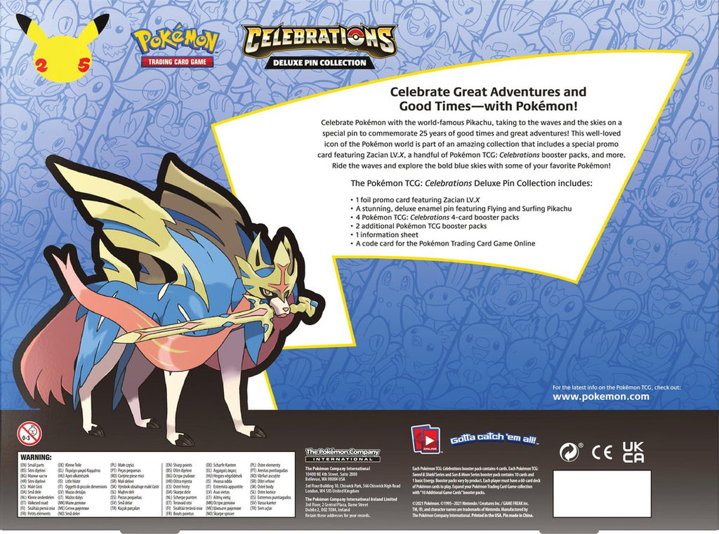 Pokémon TCG - Celebrations Deluxe Pin Collection