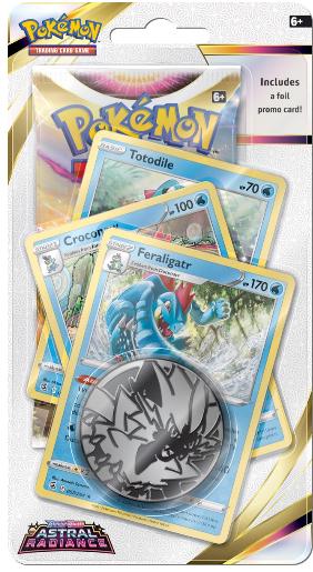 Pokémon TCG: Sword & Shield – Astral Radiance Premium Checklane Blister – Feraligatr / Swampert