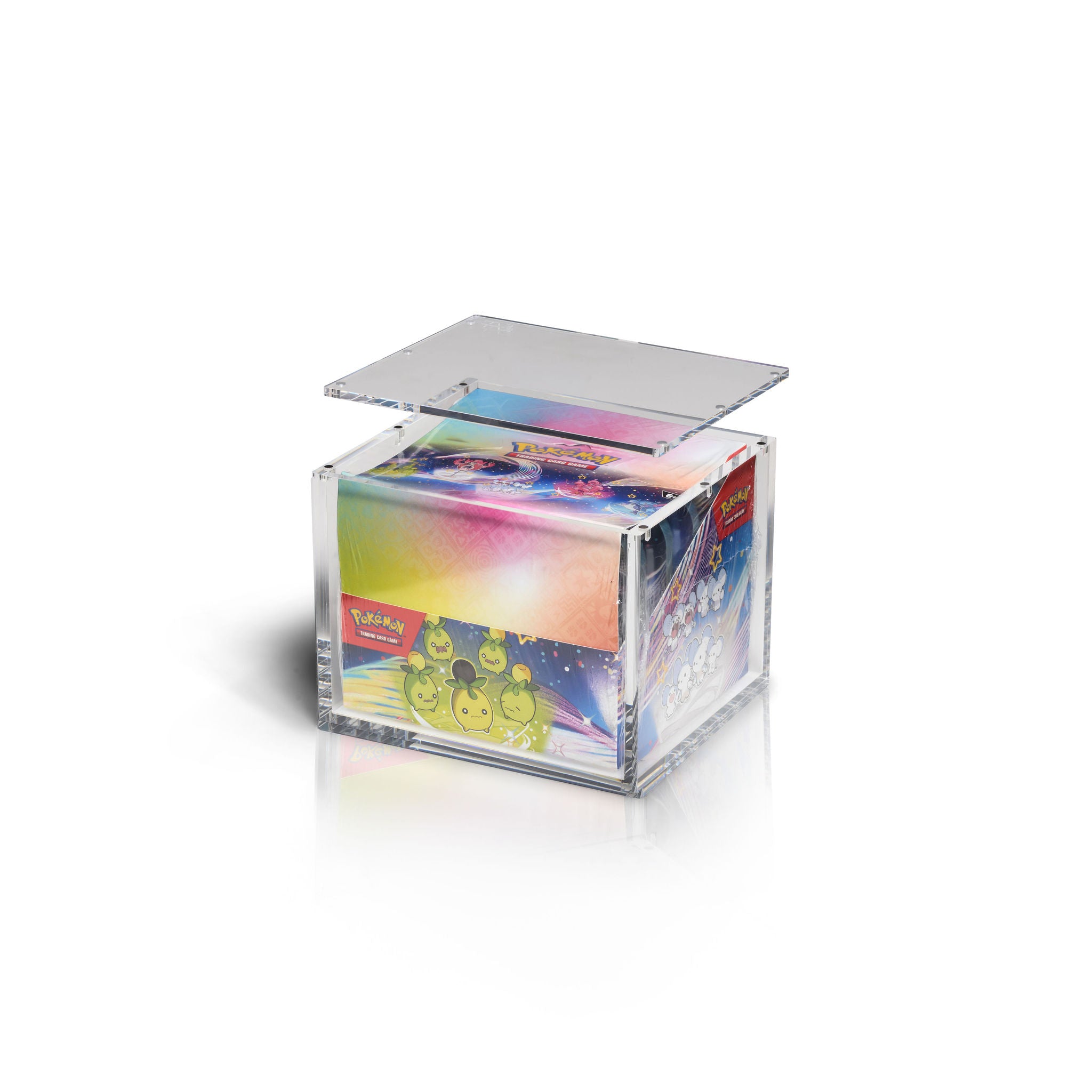 Acrylic Case - Pokemon Mini Tin Sealed Display - 10 tin