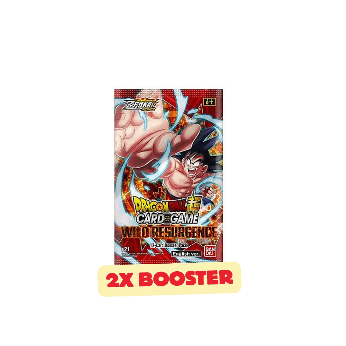 Dragon Ball SCG: Zenkai Series 04 – Wild Resurgence (B21) Booster Pack / Booster Box