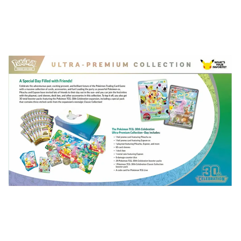 Pokémon TCG: 30th Celebration Ultra-Premium Collection – Day