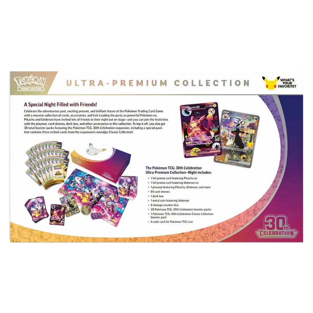Pokémon TCG: 30th Celebration Ultra-Premium Collection – Night