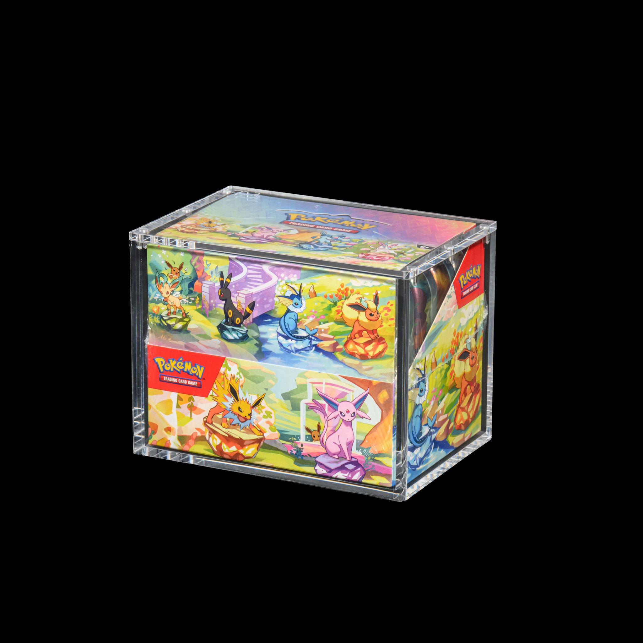 Acrylic Case - Pokemon Mini Tin Sealed Display - 8 tin