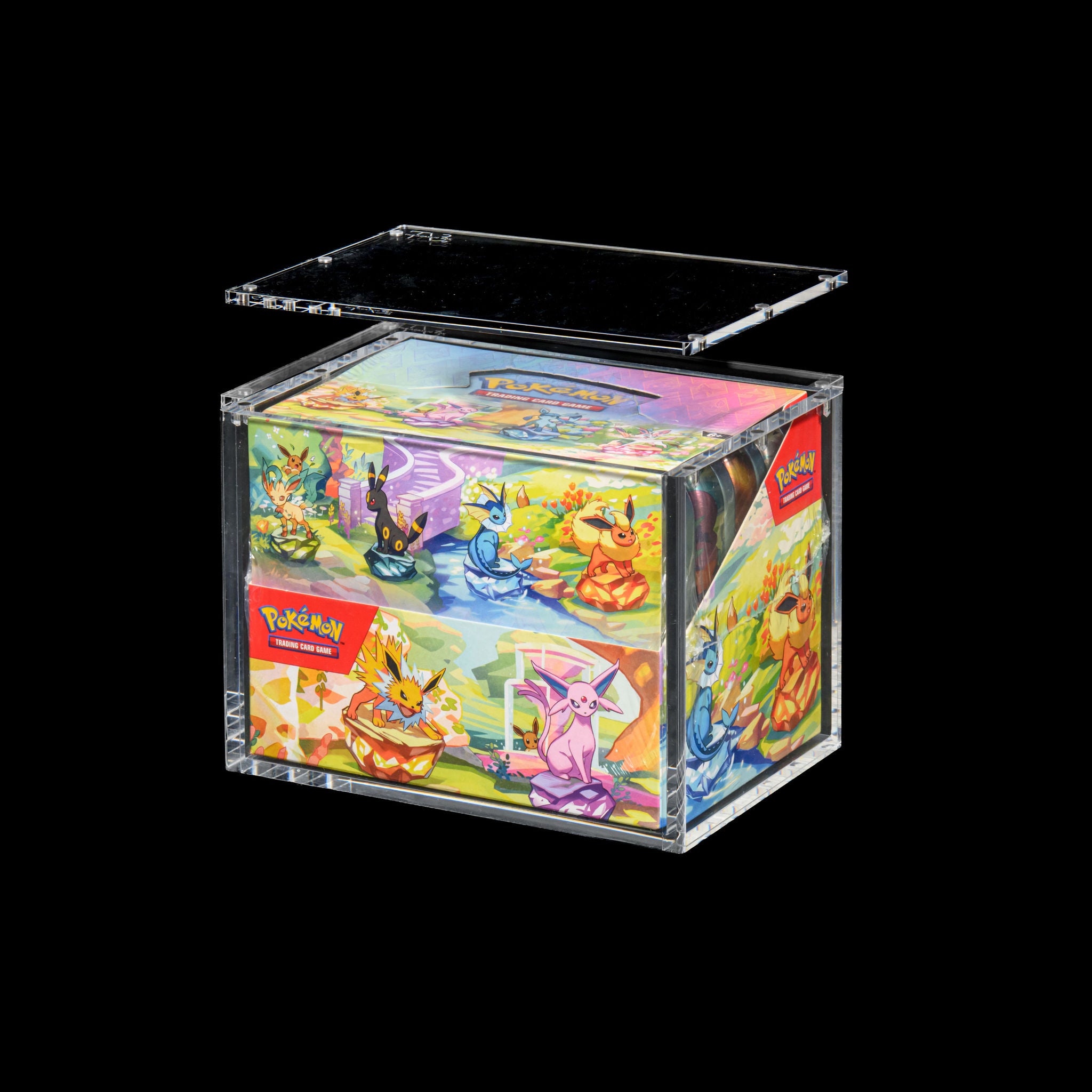 Acrylic Case - Pokemon Mini Tin Sealed Display - 8 tin