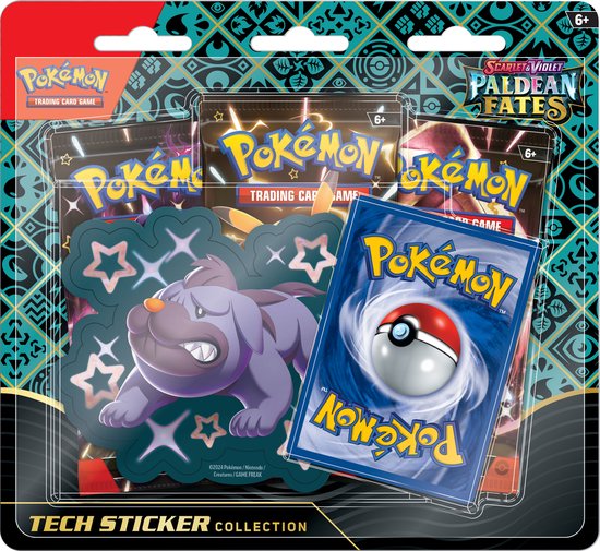 Pokémon Scarlet &amp; Violet Paldean Fates Sticker Blister