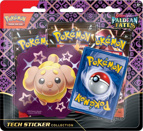 Pokémon Scarlet &amp; Violet Paldean Fates Sticker Blister