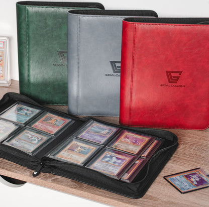 Dossier de collection Premium 3''X4'' à chargement par le haut [216 pochettes 3X3]