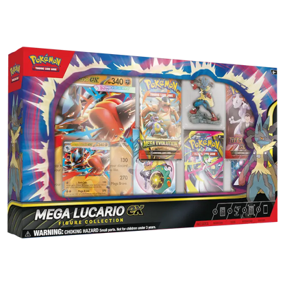 Pokémon TCG: Mega Lucario EX Figure Collection