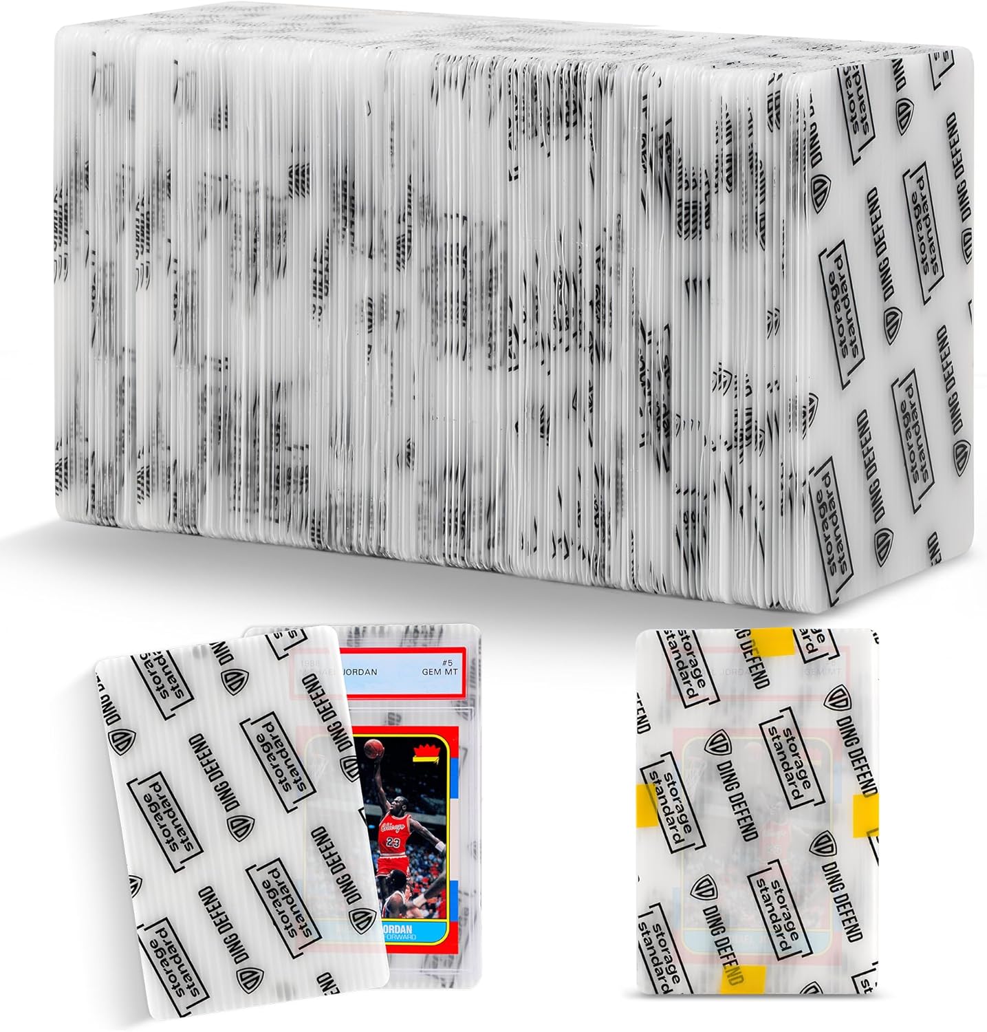 Ding defend - PSA slab Protectors Trading Cards - 110 Pack - 4'' x 6''