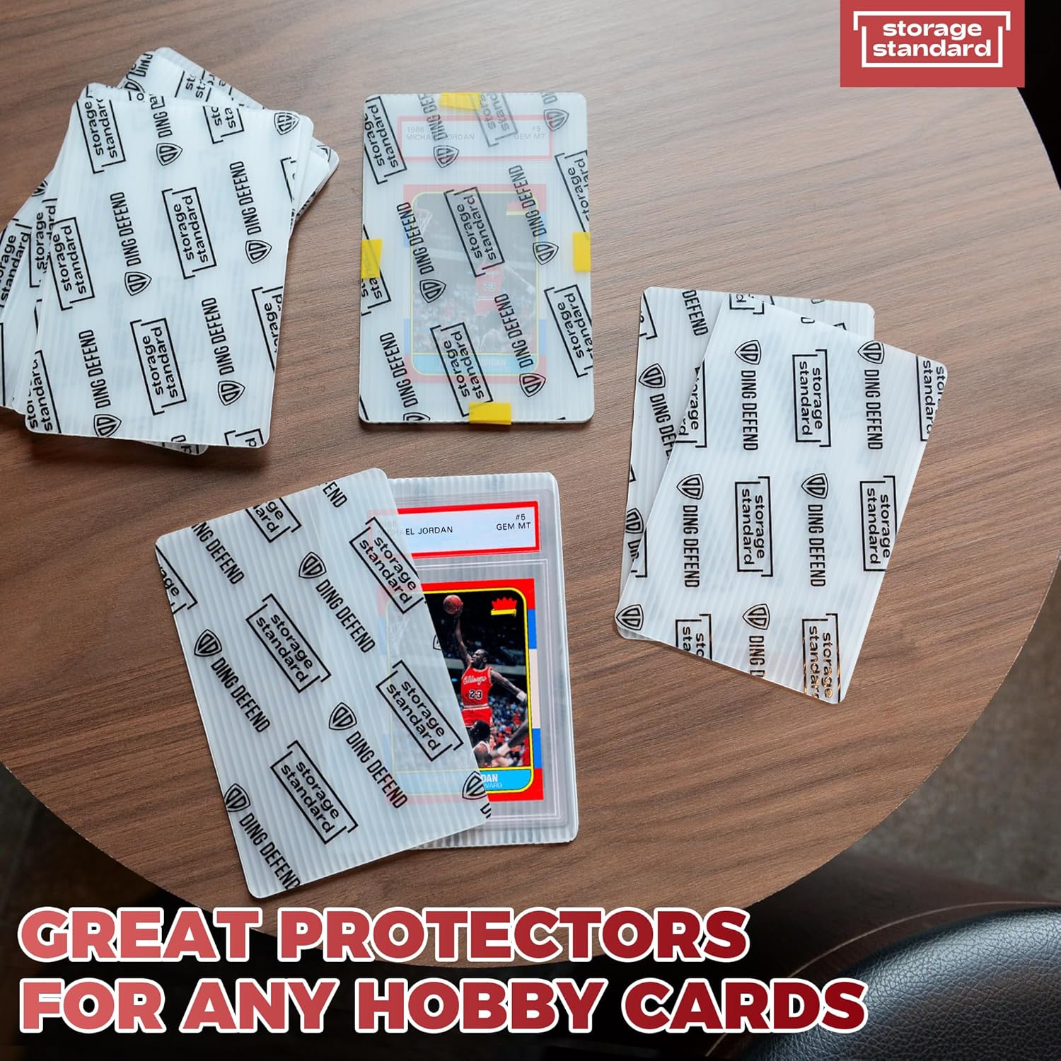 Ding defend - PSA slab Protectors Trading Cards - 110 Pack - 4'' x 6''
