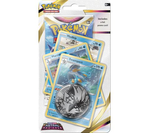 Pokémon TCG: Sword & Shield – Astral Radiance Premium Checklane Blister – Feraligatr / Swampert