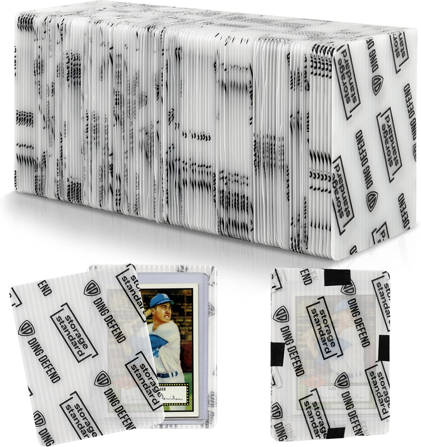 Ding defend - Trading card Protectors - 110 Pack - 3.5'' x 4.5''