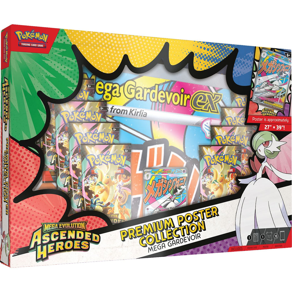 Pokémon TCG: Ascended Heroes Premium Poster Collection (Gardevoir)