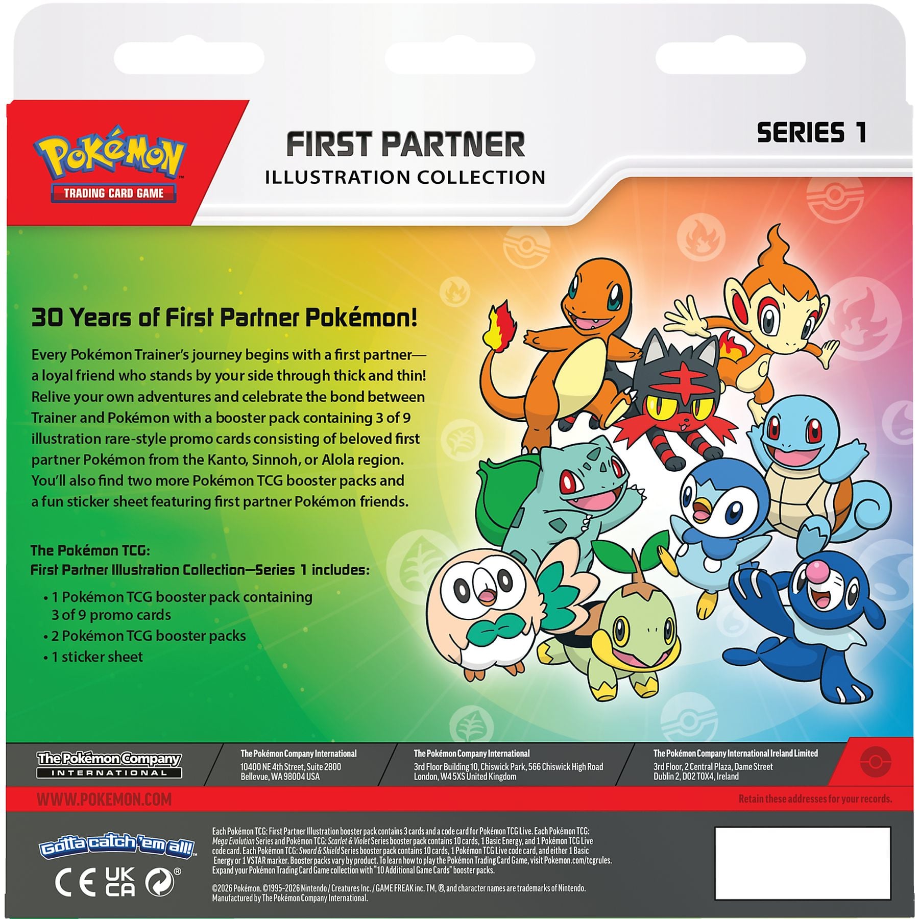 Pokémon TCG: First Partner Illustration Collection – Series 1