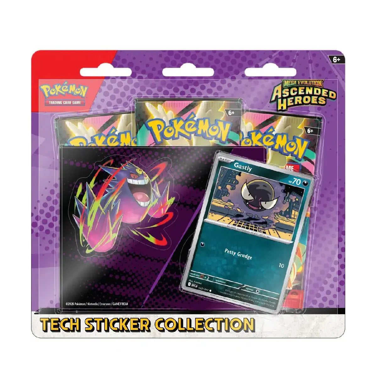 Pokémon TCG: Ascended Heroes Tech Sticker Collection Gastly