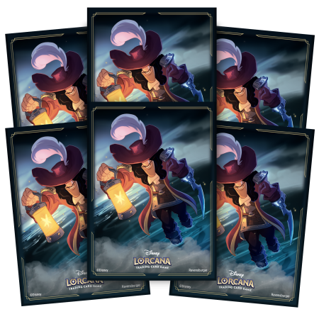 Disney Lorcana Card Sleeve - Captain Hook Set 1