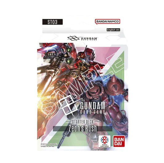 Gundam Card Game -  Starter Deck ST03 - Zeon's Rush