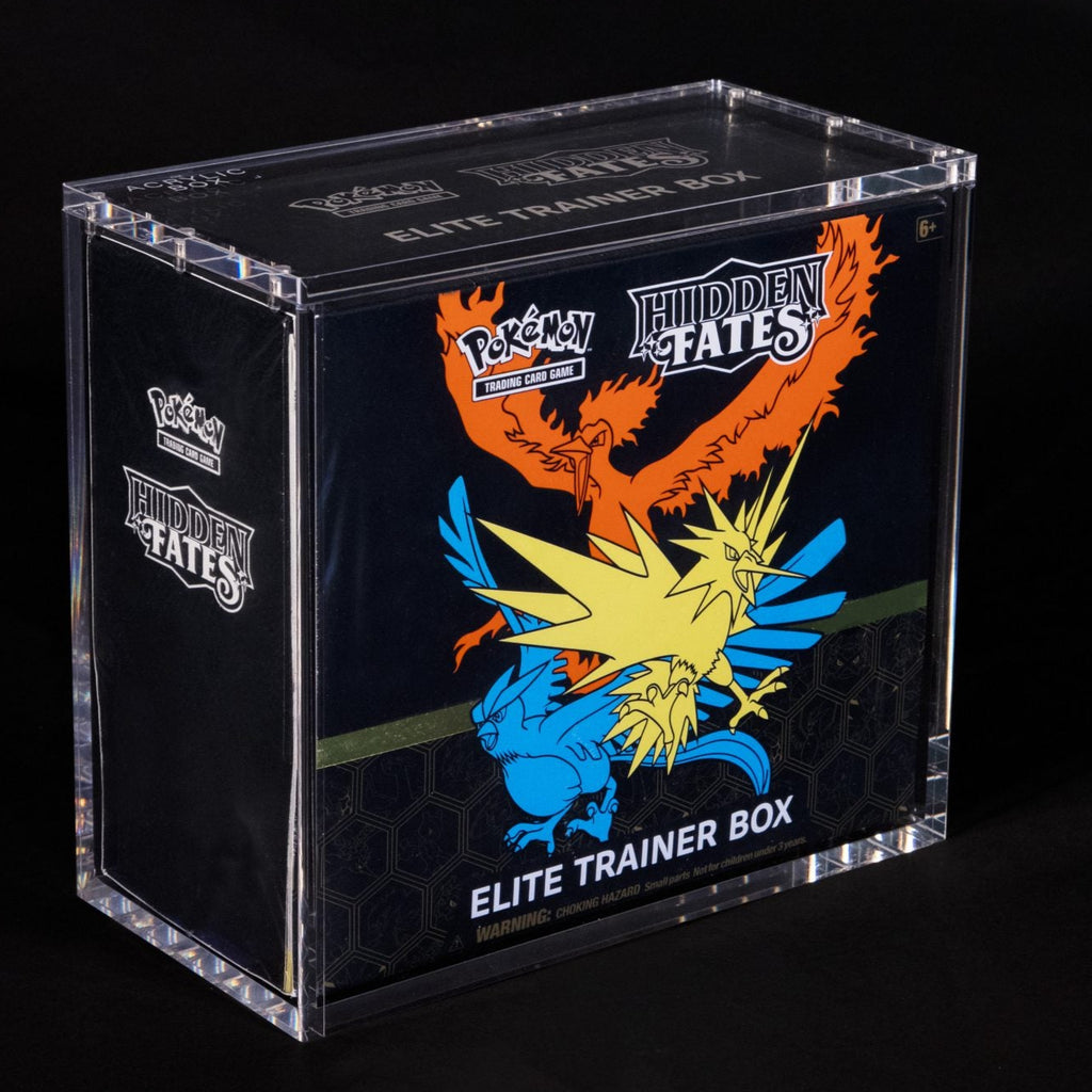 Premium Elite Trainer Box Pokemon – Acrylic case